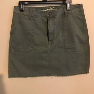 Olive Green Universal Thread Skirt